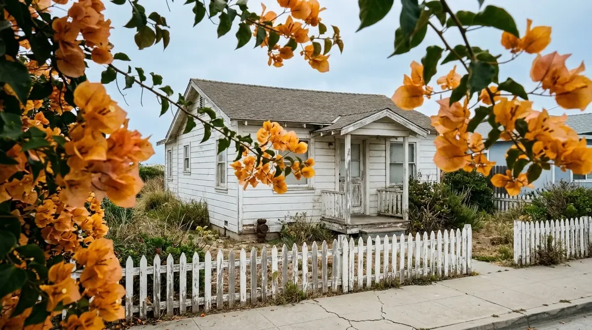 An older beach cottage on a small lot in Belmont Shore - Drain services in Naples